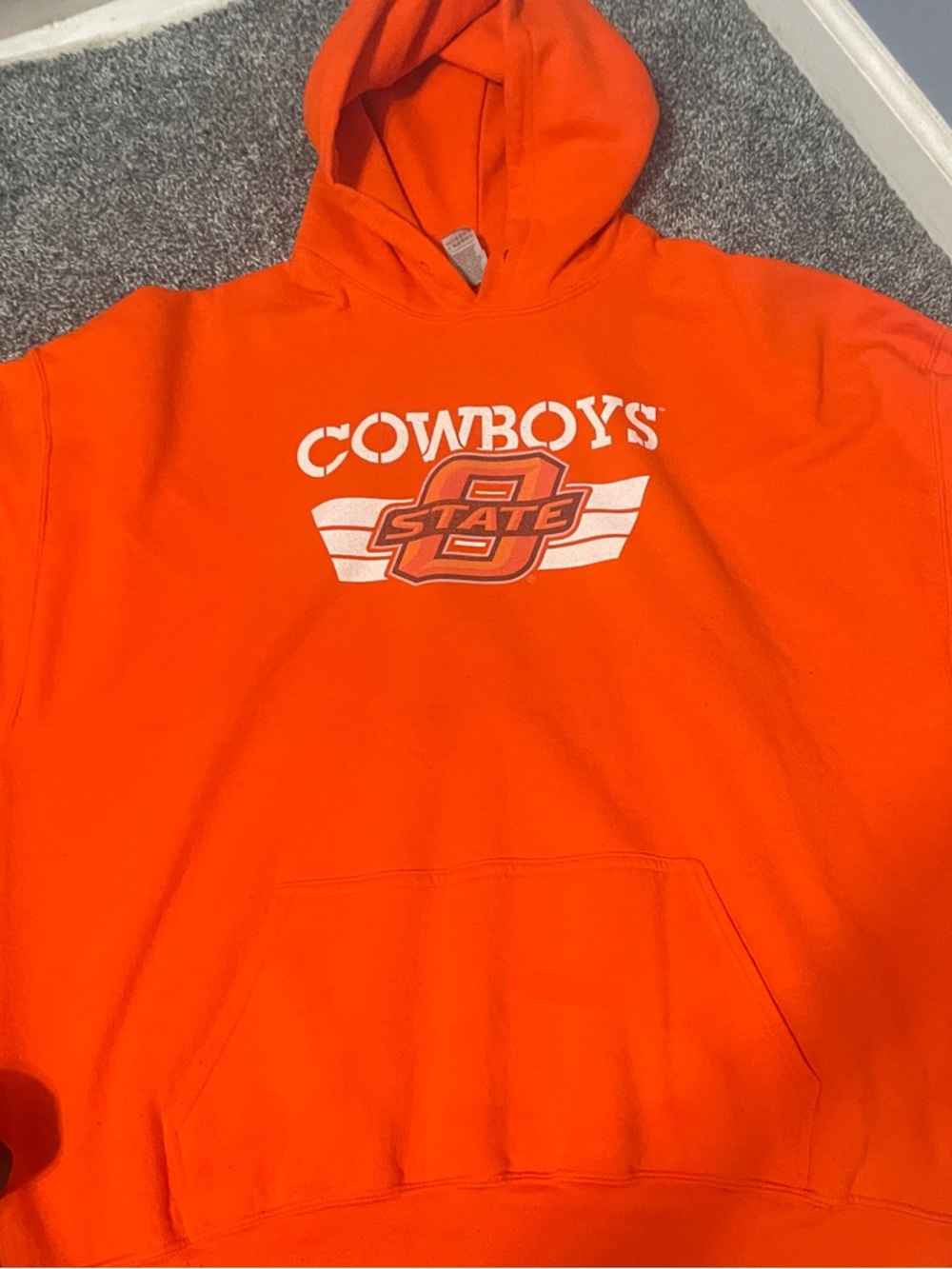 Gildan Orange Oklahoma State Cowboys Pullover Hoodie